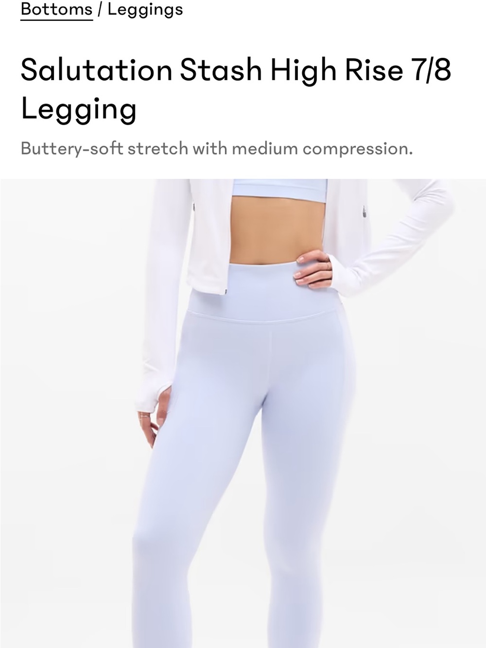 Athleta Gossamer High-Rise 7/8 Leggings